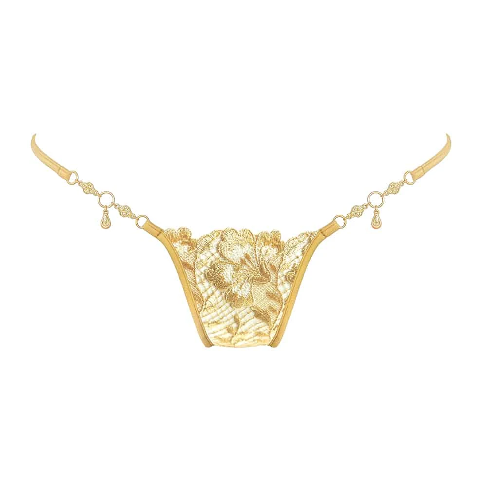 LUCKY CHEEKS String Bijou Gold Fever - Brigade Mondaine 3 LUCKY CHEEKS String Bijou Gold Fever - Brigade Mondaine