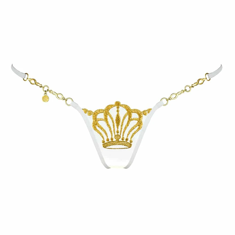 LUCKY CHEEKS - String Bijou Queen Of Love Ivoire 3 LUCKY CHEEKS - String Bijou Queen Of Love Ivoire