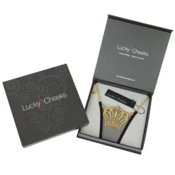 LUCKY CHEEKS String Bijou Queen Of Love - Brigade Mondaine -BRIGADE MONDAINE Boutique LUCKY CHEEKS Queen of Love String 02