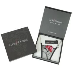 LUCKY CHEEKS - Coffret String Bijou Red Flower -BRIGADE MONDAINE Boutique LUCKY CHEEKS Red Flower 02