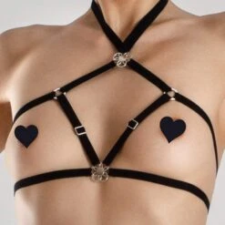 LUCKY CHEEKS Straps Of Desire - Set Lingerie Bondage -BRIGADE MONDAINE Boutique LUCKY CHEEKS Straps of Desire 01