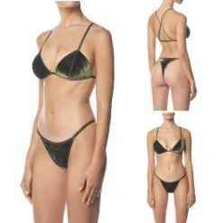 OW Intimates Mary Soutien-gorge Velours - Brigade Mondaine 9 OW Intimates Mary Soutien-gorge Velours - Brigade Mondaine -BRIGADE MONDAINE Boutique OW INTIMATES Mary Set Kaki 05