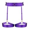 Kaimin Matrix Porte-jarretelles - Brigade Mondaine Paris 1 Kaimin Matrix Porte-jarretelles - Brigade Mondaine Paris -BRIGADE MONDAINE Boutique SLFF KAIMIN MATRIX GARTER BELT ROYAL PURPLE 01