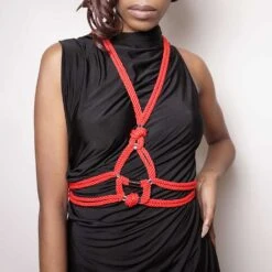 Brigade Mondaine - FIGURE OF A <br /><strong> Tazuki Harnais Rouge</strong> -BRIGADE MONDAINE Boutique Tazuki Harness F Cherry Red 01