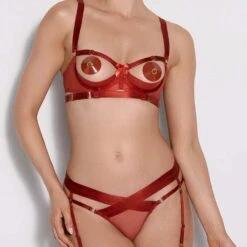 BORDELLE Soutien-gorge Gia Rouge - Brigade Mondaine 13 BORDELLE Soutien-gorge Gia Rouge - Brigade Mondaine -BRIGADE MONDAINE Boutique c